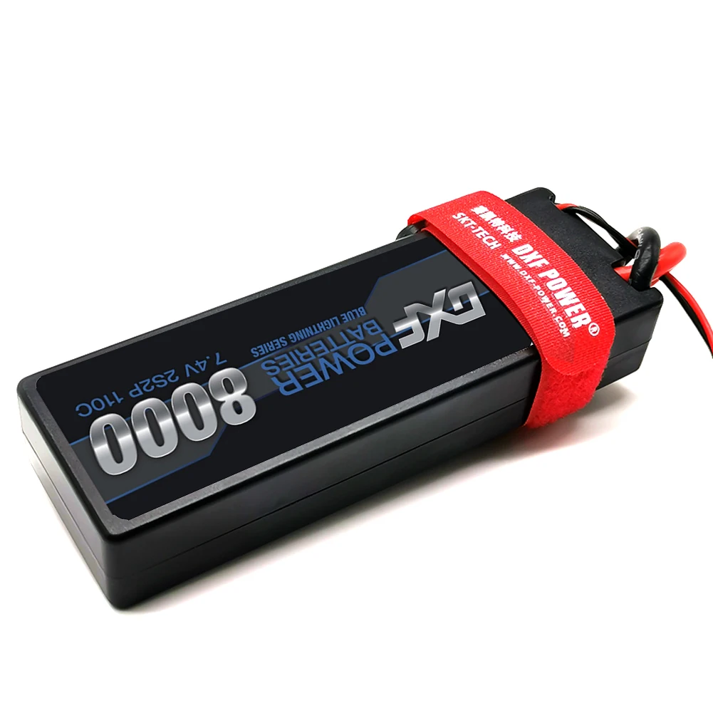 2 шт. DXF 2S 7,4 V 8000mAh 110C-220C аккумулятор жесткий чехол Deans/T XT60 XT90 XT90S TRXX для автомобиля вертолета квадрокоптера грузовика лодки