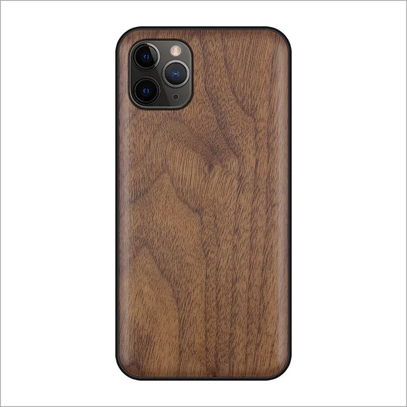 Резной Орех Деревянный ящик для iPhone 11 Pro Max противоударный чехол TPU задняя крышка для iPhone 11 X XR XS Max 8 7 Plus чехол деревянный корпус