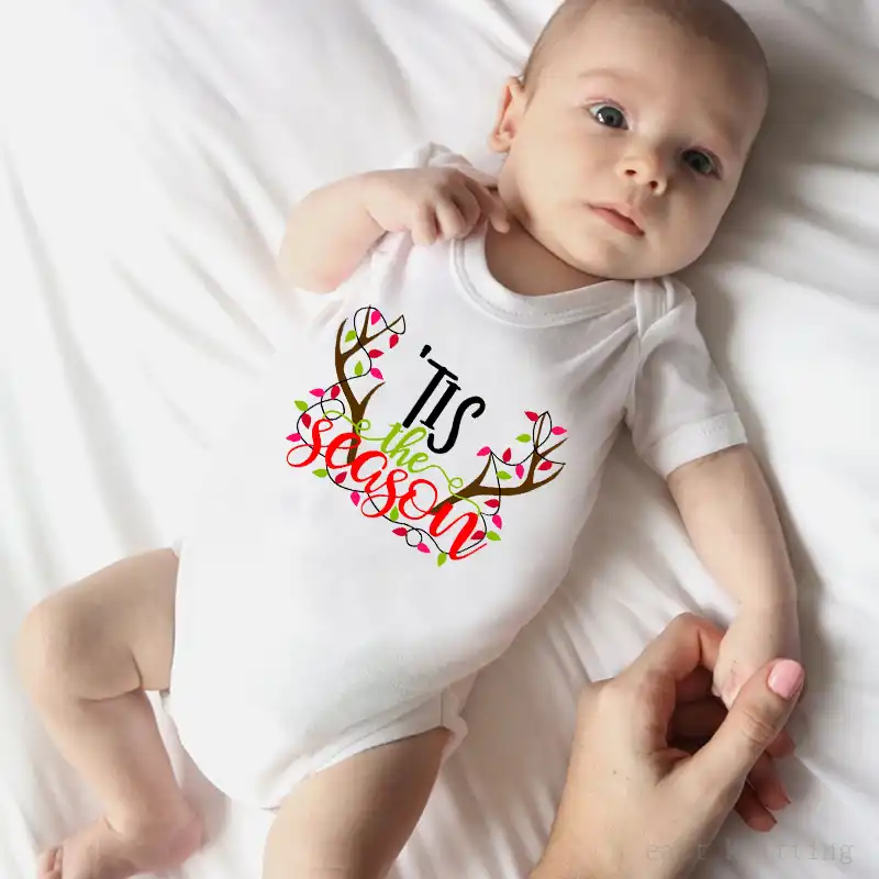 funny christmas baby onesie