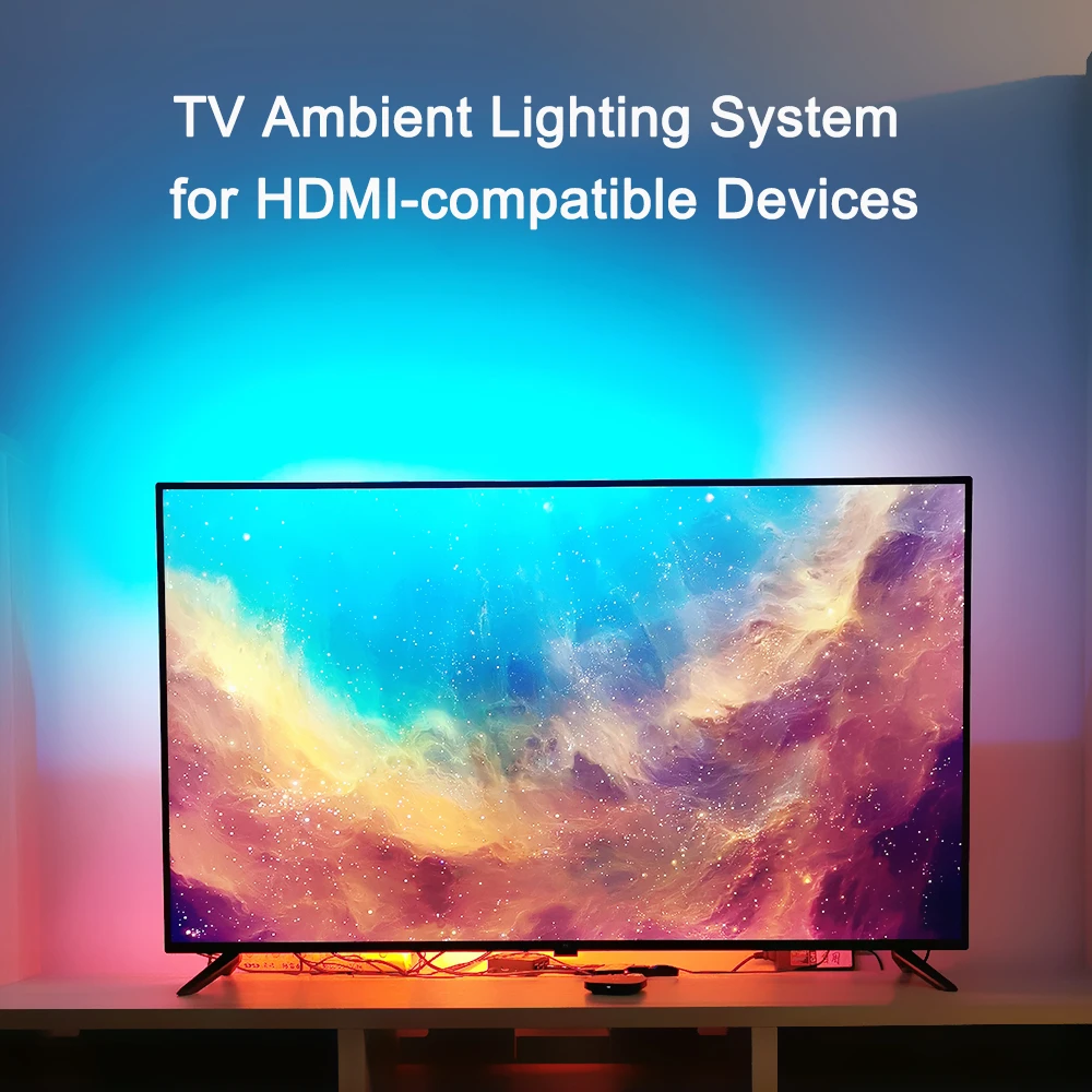 Ambient Sync Tv Pc Backlight Tuya Wifi Smart Set Monitor 4k Hdtv Dream Lighting Hdmi Devices Usb Led Strip For Tv Box Xbox Ps4 Led Strips Aliexpress