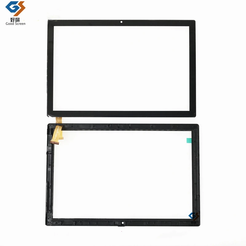 Capacitivo Touch Screen Painel Sensor Vidro Tab Painel Sensor 10.1 Plus Frame Fit para Yestel t5 Tablet pc t5 Preto - Imagem 2