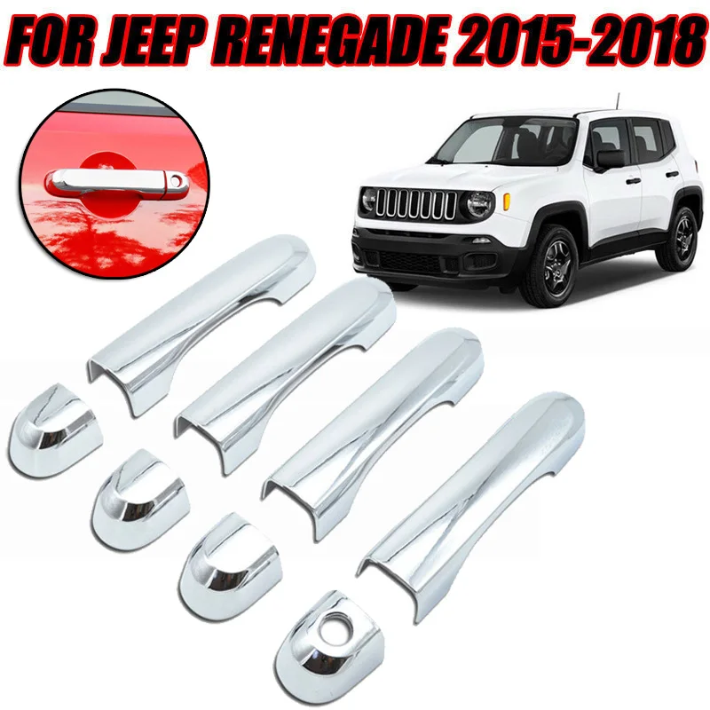 Авто наружная дверная ручка крышка Накладка части для Jeep Renegade