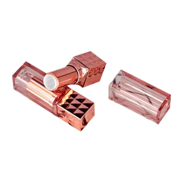 

20Pcs/Lot Diy High-Grade 12.1Mm Empty Plastic White Rose Gold Lipstick Tube Travel Cosmetic Container Lip Balm Tubes Bottles (Ch