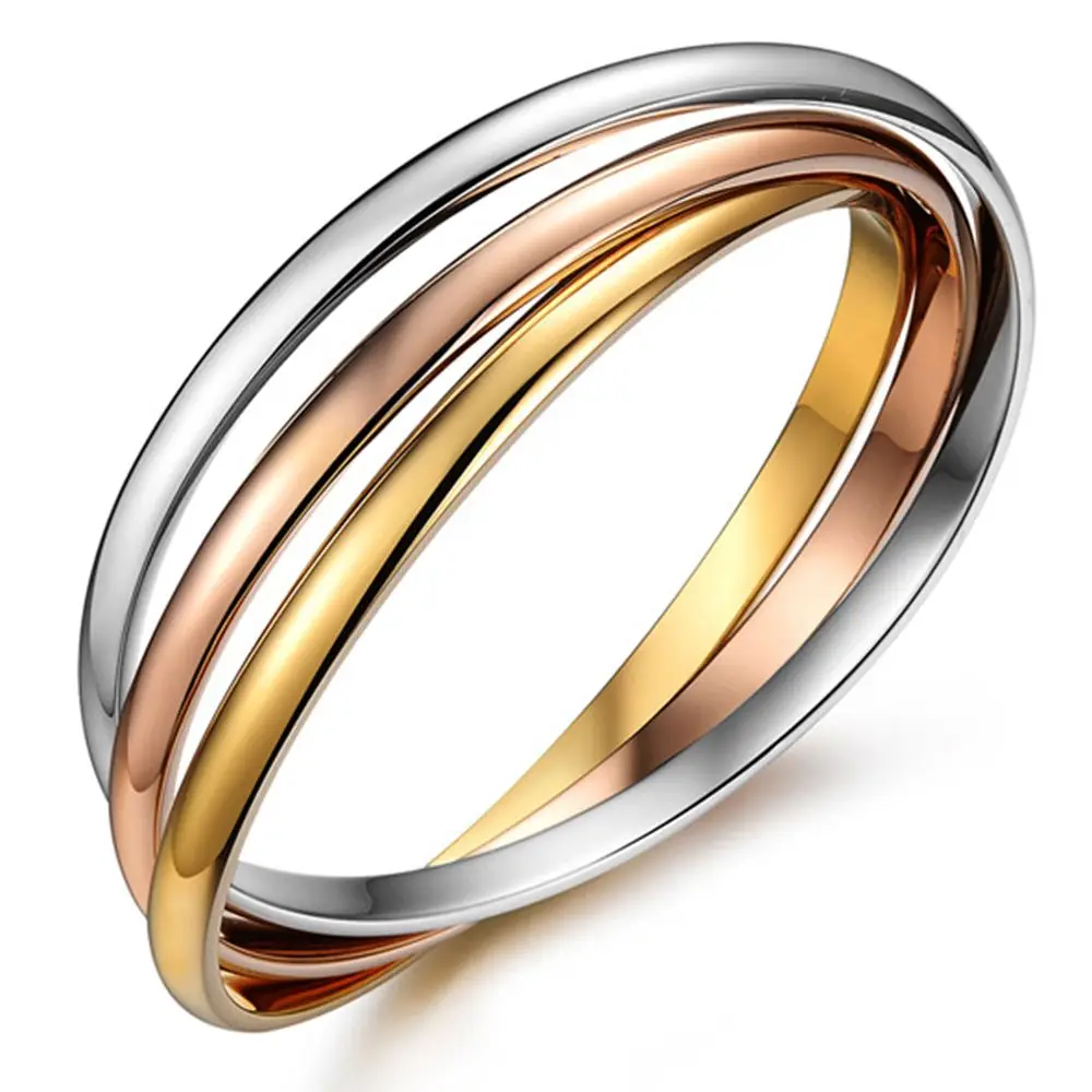 Stainless Steel Bracelet Jewelry Women Gifts Bracelet Chains Stainless Steel 3 Color Set Bracelets Bangles Accessory Carter Bracelets