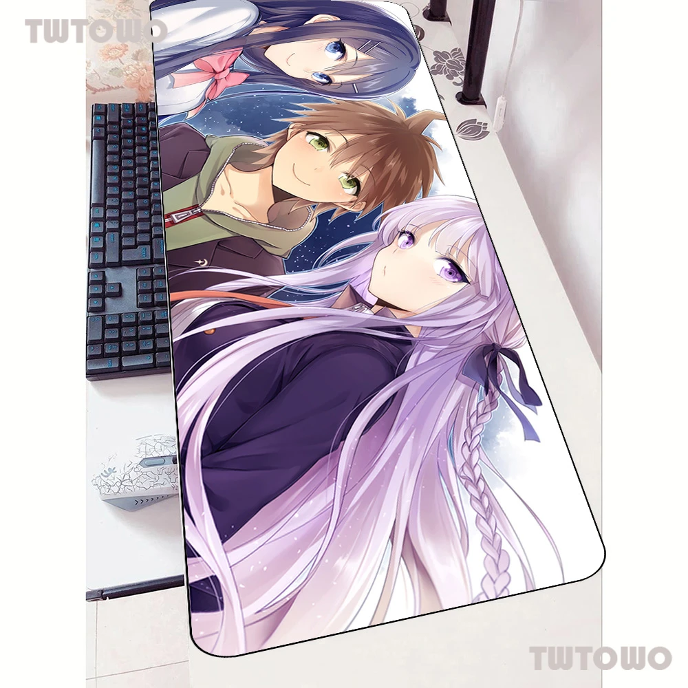 

Danganronpa Mouse Pad Fashion 900x400x2mm Pad To Mouse Notbook Mousepad Big Anime Gaming Padmouse Gamer To Keyboard Mouse Mats