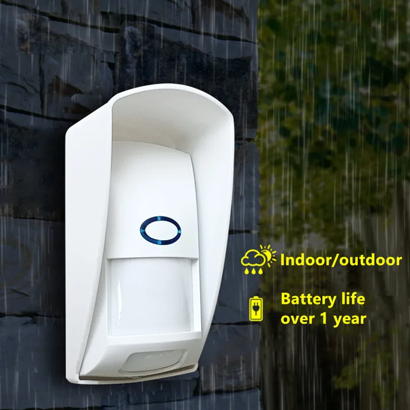 Home Security Alarm System Wasserdichte Drahtlose PIR Sensor Infrarot Motion Detektor Anti-Pet Einbrecher Alarm Sensor für Smart Home Home Security Alarm System Wasserdichte Drahtlose PIR Sensor Infrarot Motion Detektor Anti-Pet Einbrecher Alarm Sensor für Smart Home