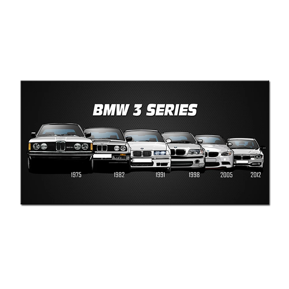 Современная картина маслом на холсте настенный художественный постер Ретро