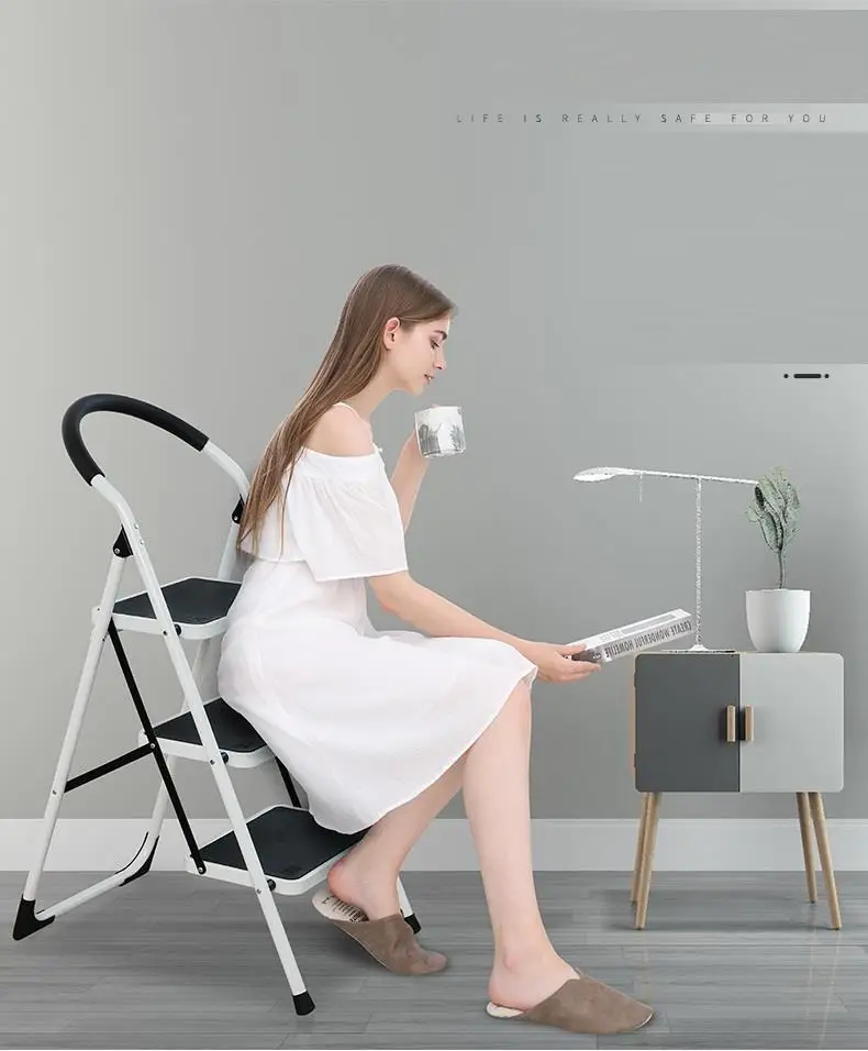Складной стул для пожилых людей Tangga Lipat Pied Escabeau, табуретный стул для кухни Merdiven Stepladder, стул Escaleta, Ступенчатая лестница