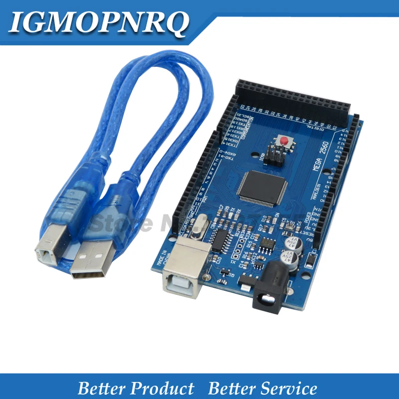 USB-плата MEGA 2560 R3 ATmega2560 AVR + Бесплатный USB-кабель (ATMEGA2560 /CH340), 1 шт., новинка 2560