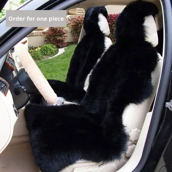 

Car Seat Cover Natural sheepskin Car Seat Protector Auto seat covers Car Seat Covers for BMW Toyota Honda Pink car accessories