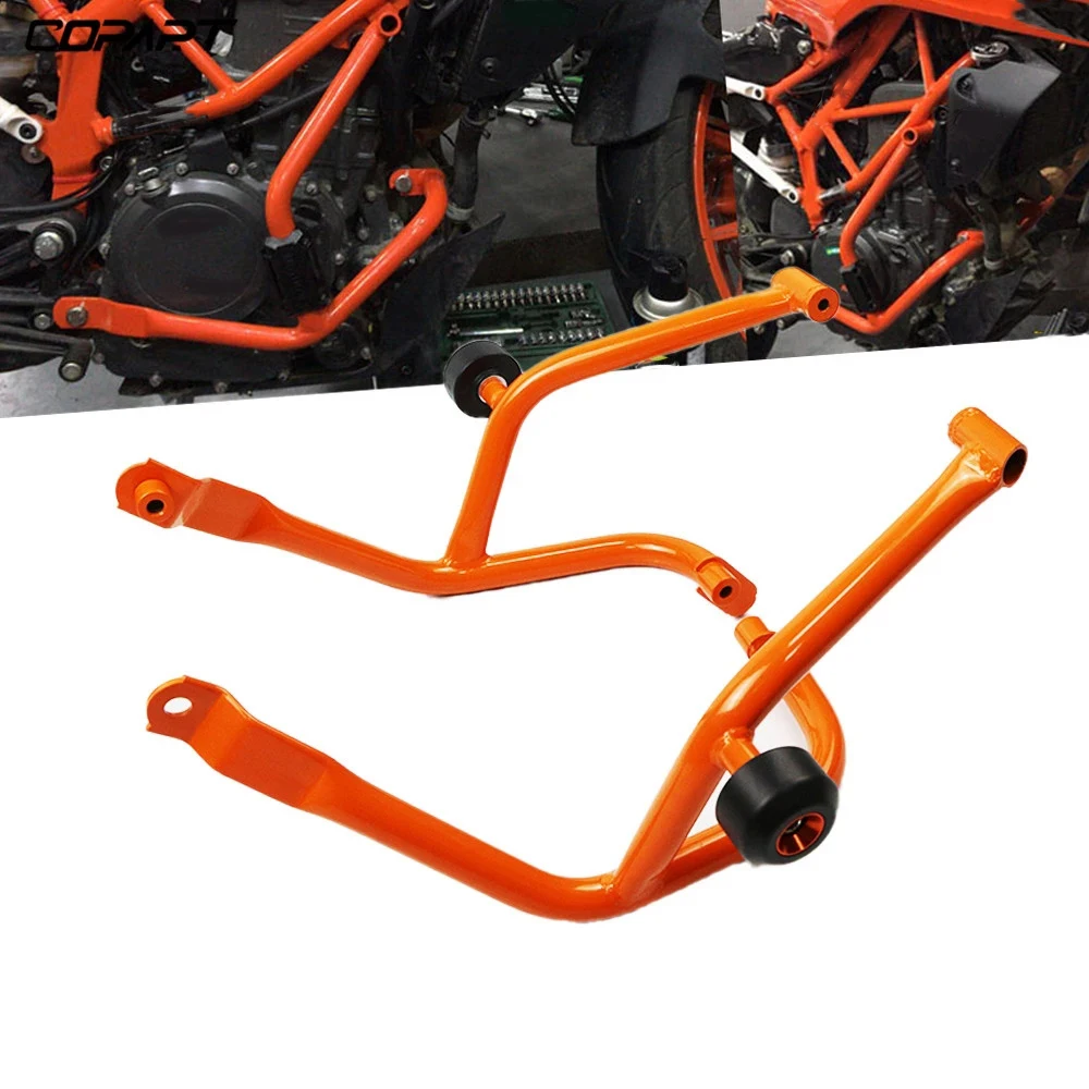 Для Ktm Duke 390 250 Duke390 Duke250 2017 2019 аварии мотоцикла бар кадр ползунок защита двигателя