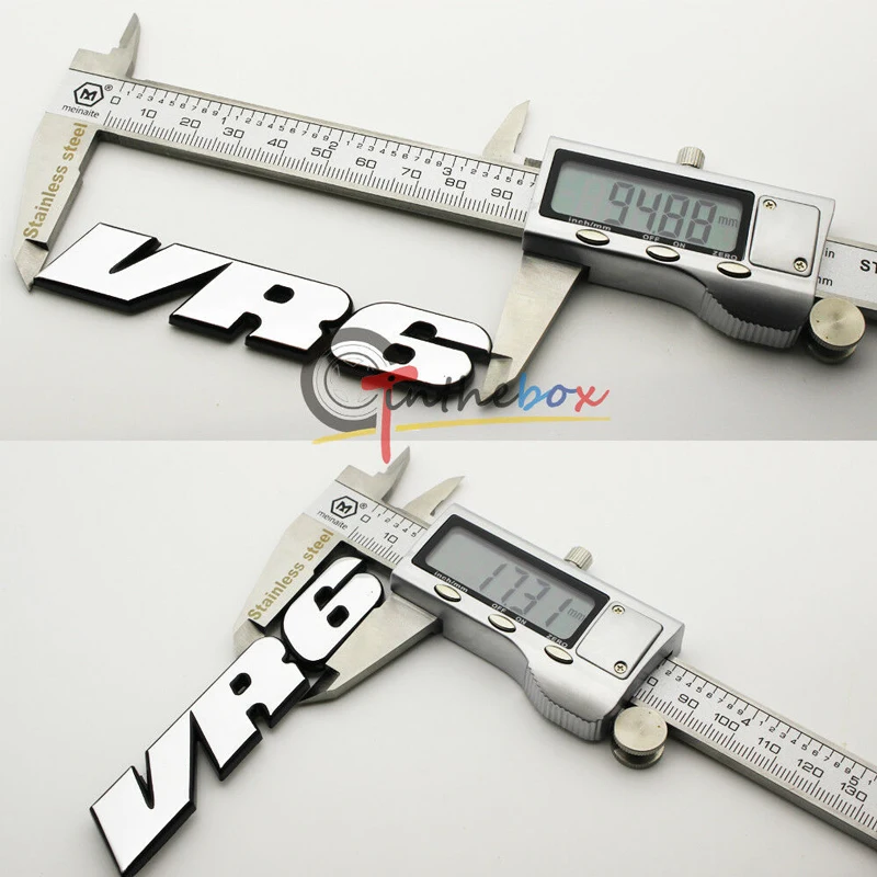  GTinthebox 1PC VR6 Body Rear Car Badge Emblem For Volkswagen Golf Passant POLO CADDY etc