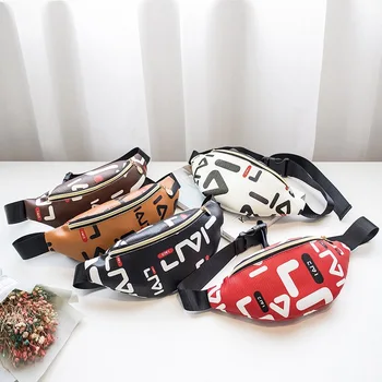 

Women Waist Bag Ins Popular Fashion Lady Travel Belt Purse Pack Letter Printing Street Style Shoulder Bags Chest Package SS3652