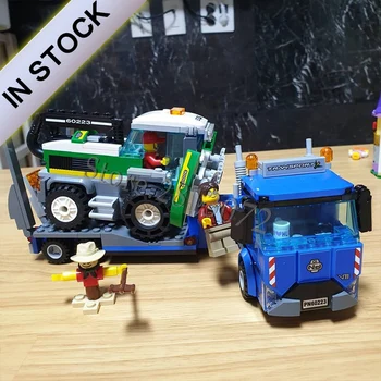 

In Stocks 11223 City Series Harvester Transport 401Pcs Creator Model Building Blocks Bricks Compatible 60223 02134 60206 60208