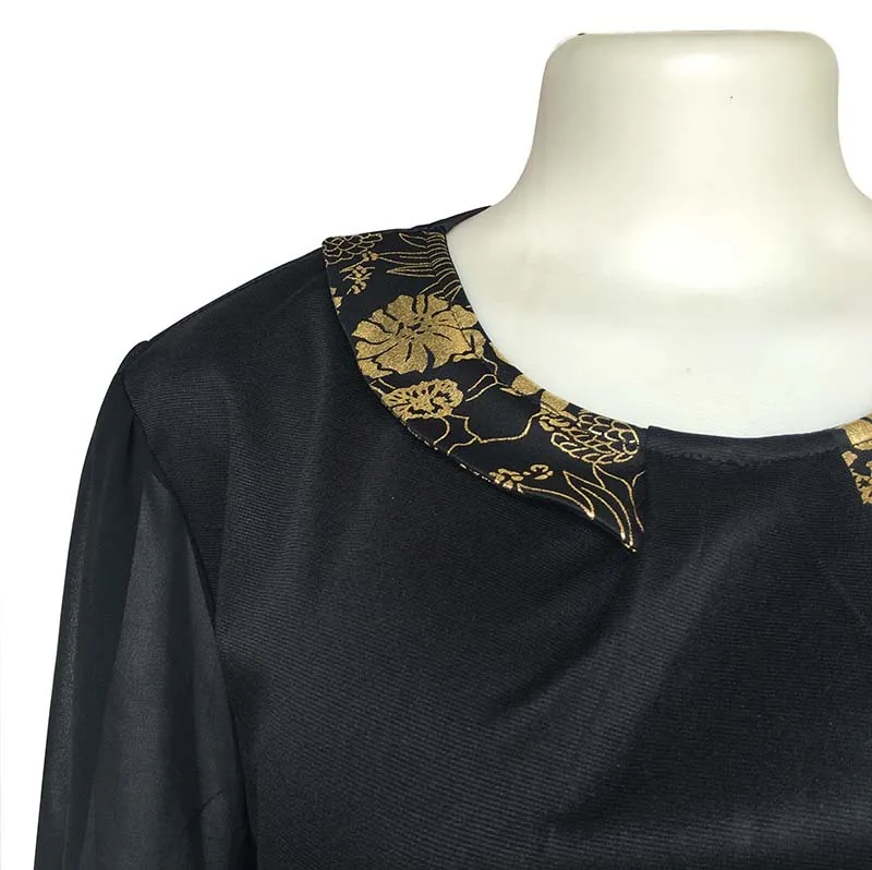Черные африканские платья Женская одежда с принтом в африканском стиле Дамская Дашики Бандажное летнее платье Элегантный Новый стиль 2019