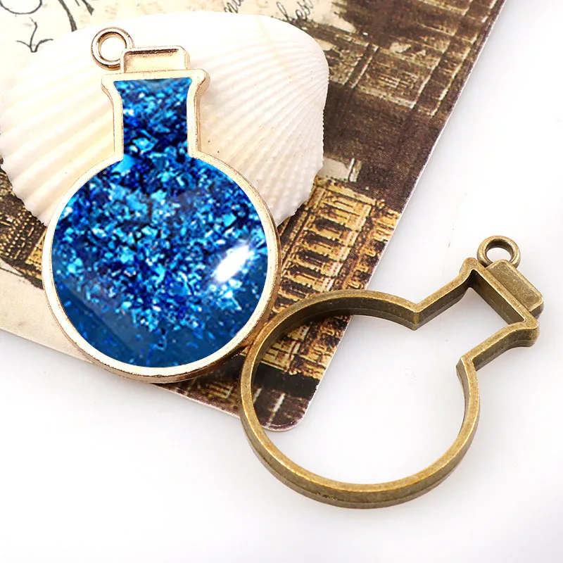 New-Vintage-Flask-Antique-Bronze-Rose-Gold-Metal-Hollow-Frame-Connector-Charms-Pendant-DIY-Jewelry-Findings (1)