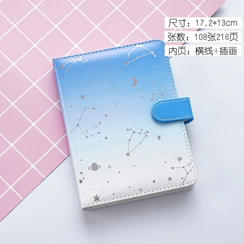 17.2 x 13 cm Mini A6 Adgenda планировщик блокнот-органайзер милый настраиваемый дневник делители еженедельно ежемесячный личный дневник для путешествий записные книжки - Цвет: 17.2 x 13 cm