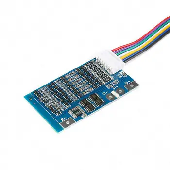 

6S 22.2V Li-ion 18650 Lithium Battery BMS Charger Module Protection Board with Balance Integrated Circuits with Cable PCB Board