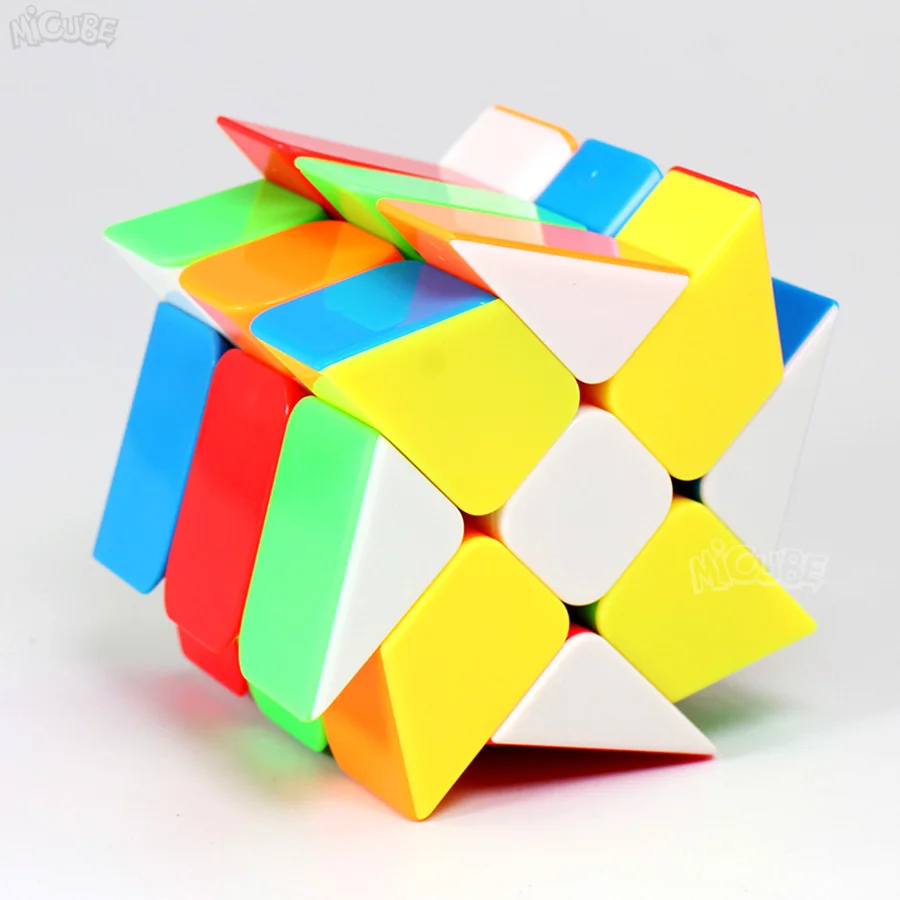 Yongjun Windmill Hot Wind Wheels Cube Stickerless 3x3x3 Magic Cube Puzzle Education ToyS For Children