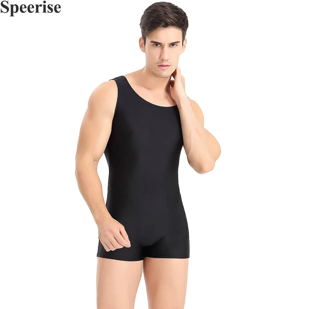 Mann der Stößen Fitness Overall Gewichtheben Kleidung Lycra Biketard Dance  Trikot Dancewear Gymnastik anzug Große größe Weste| | - AliExpress