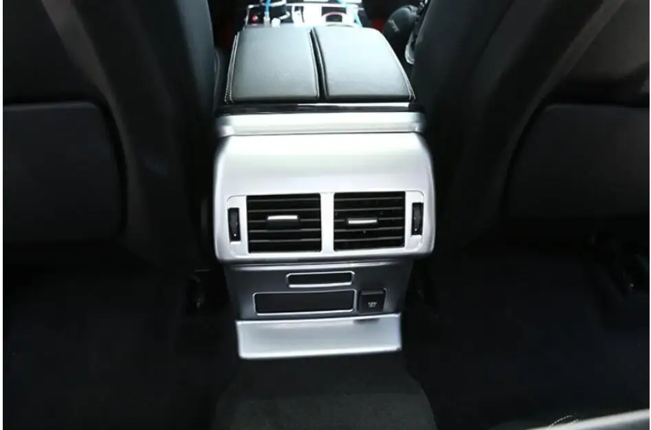 ABS Хромированная Автомобильная задняя крышка для кондиционера на вентиляционное отверстие, Накладка для автомобиля, 1 шт., подходит для Range Rover Velar