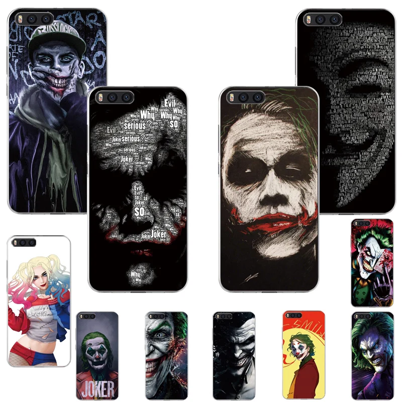 

Film clown Joker clown Harley Quinn silicone case for Redmi K20 K30 7a S2 Go Note4 4x note6 7 7pro 5pro 5PLUS Transparent shell