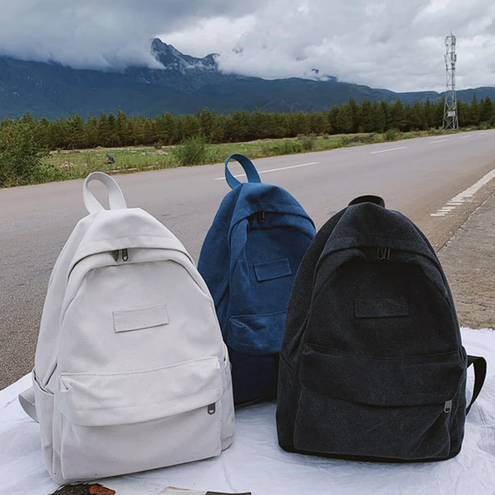 New Couple Washed Denim Laptop Backpack Men And Women Backpack Large Capacity Mochila School Bags For Teenage Girls Back Pack