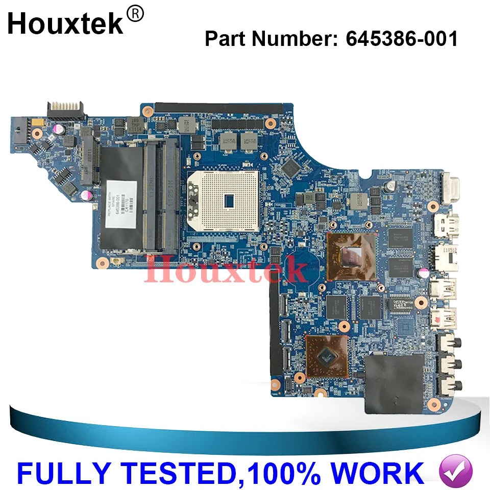 645386-001 материнская плата для HP DV7-6000 ноутбука Разъем fs1 DDR3 HD6750M 1 ГБ GPU Главная полный