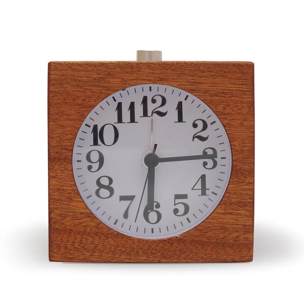 

Alarm Clock With Night Light Silent Sweep Travel Clock Tabletop Alarm Clock