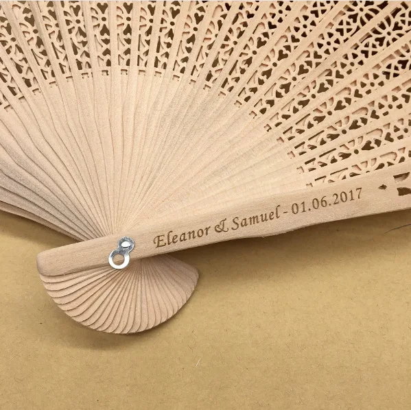 Genuine Product 8 Inches Fragrant Wood Burma Fragrant Eaglewood Fan Sunflower Wooden Craft's Fan Wedding Gift Return Punch Flowe