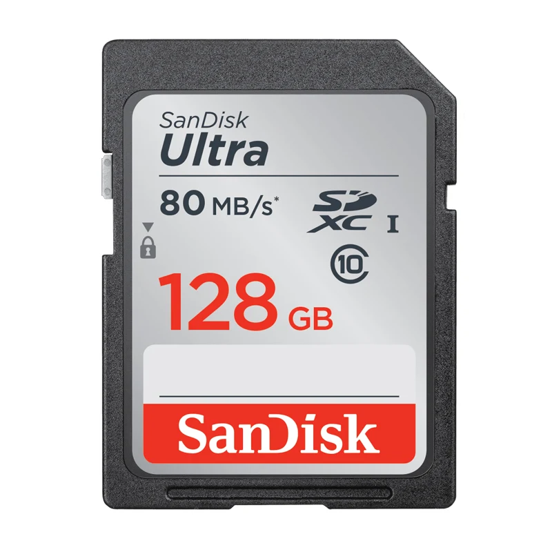 SDUNC-128GB Sandisk Оригинальная карта памяти SD карта Micro SD карта скорость чтения 80 м/с 16 ГБ 32 ГБ 64 ГБ 128 ГБ для камеры 10 лет гарантии - Емкость: SDUNC-128GB