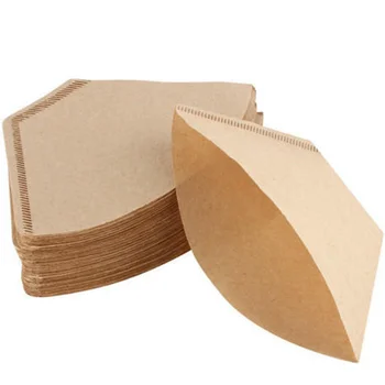 

100pcs Sector Lightweight Uniform Thickness Filter Paper Safe Healthy American Coffee Machine Durable Small