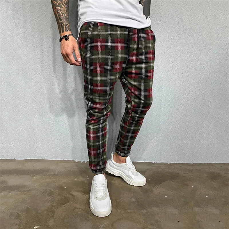 GYMLOCKER Mens Sweatpants lattice Pants Men Fitness Tights Joggers Skinny Leggings Men Gyms Sportswear Quick drying trousers
