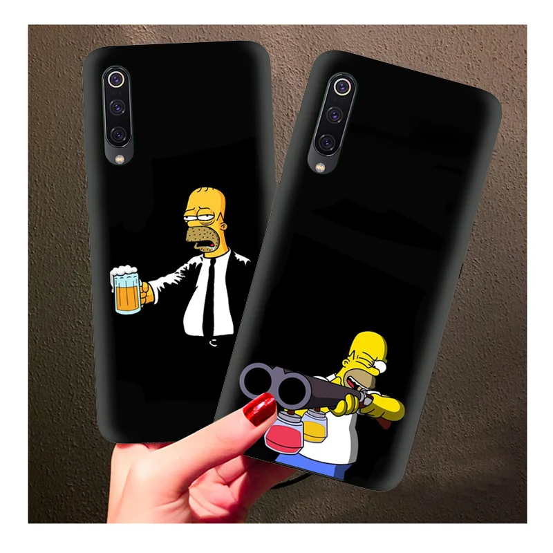 Homer J. Simpson чехол для Xiaomi Mi 9 8 Pro SE Lite 6 5 5S 5C Plus A1 A2 силиконовый чехол для телефона мягкий ТПУ чехол для задней панели Барт Симпсон
