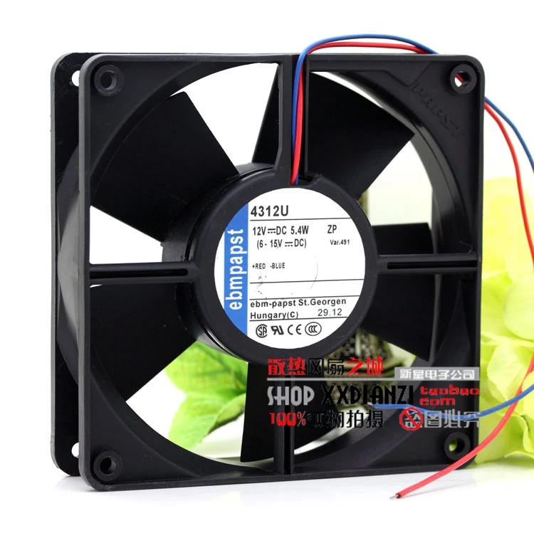 

Durable original original 4312U 12032 12cm 12V 5.4W cooling fan