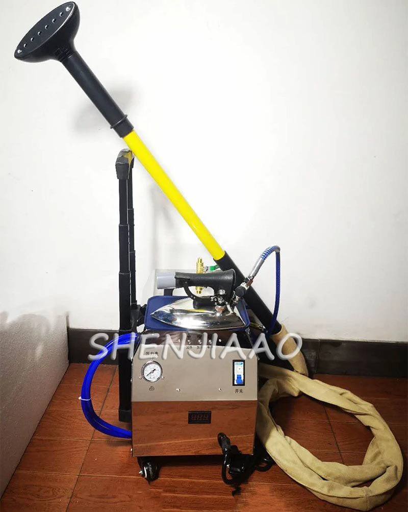 Steam Garment Ironing Machine Pull Rod Type With Water Tank Automatic Energy-Sav