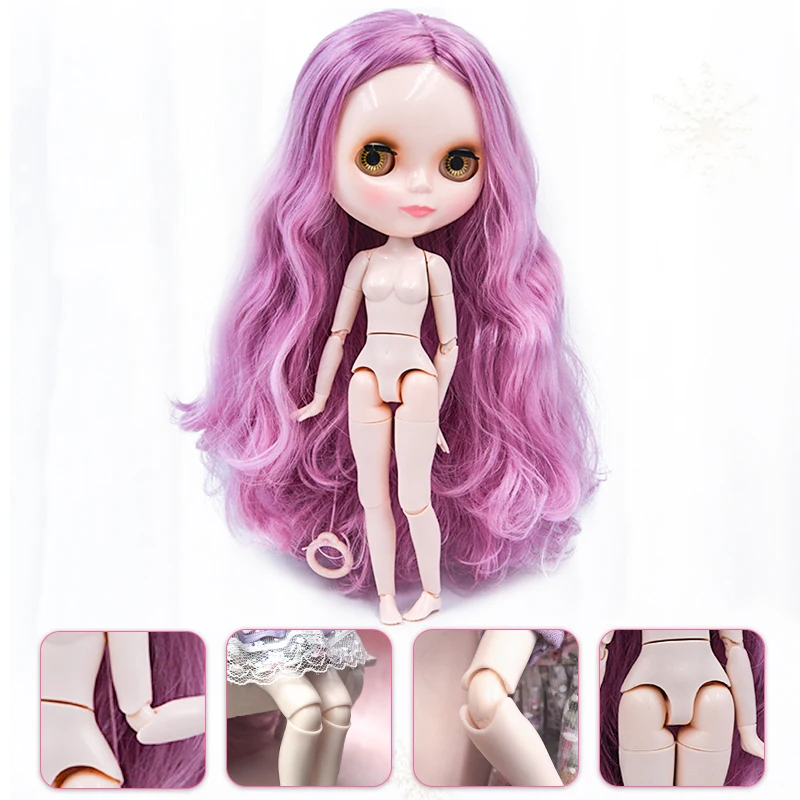 Neo Blyth кукла по индивидуальному заказу, NBL блестящее лицо, 1/6 OB24 BJD шарнирная кукла на заказ, куклы Blyth для девочки, подарок для коллекции NBL