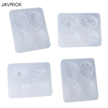 

DIY Resin Crystal Epoxy Mold Halloween Spider Skeleton Pendant Silicone Mould