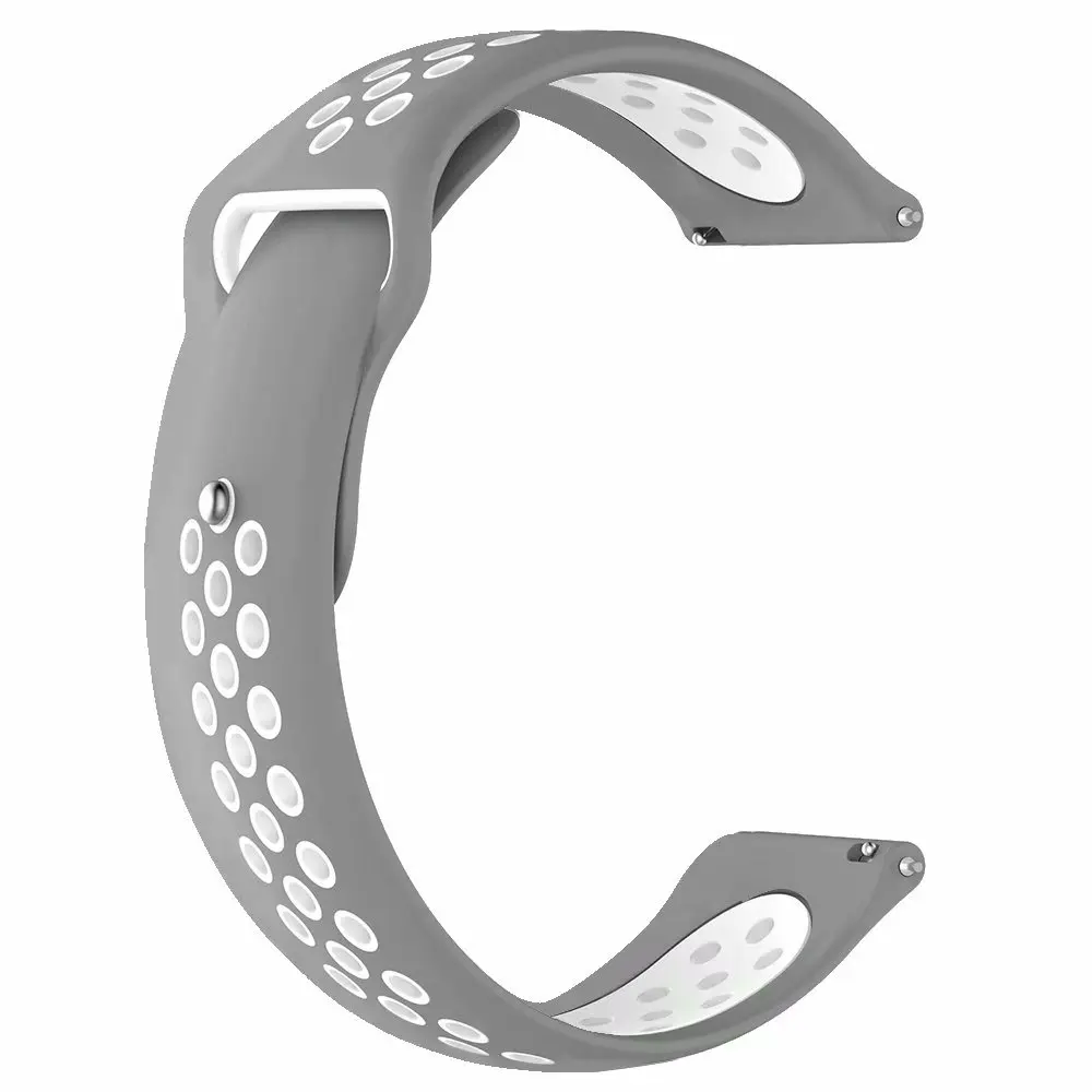 Мягкий спортивный силиконовый ремешок для samsung Galaxy Watch Active 2 40 мм 44 мм сменный Браслет умный ремешок для часов