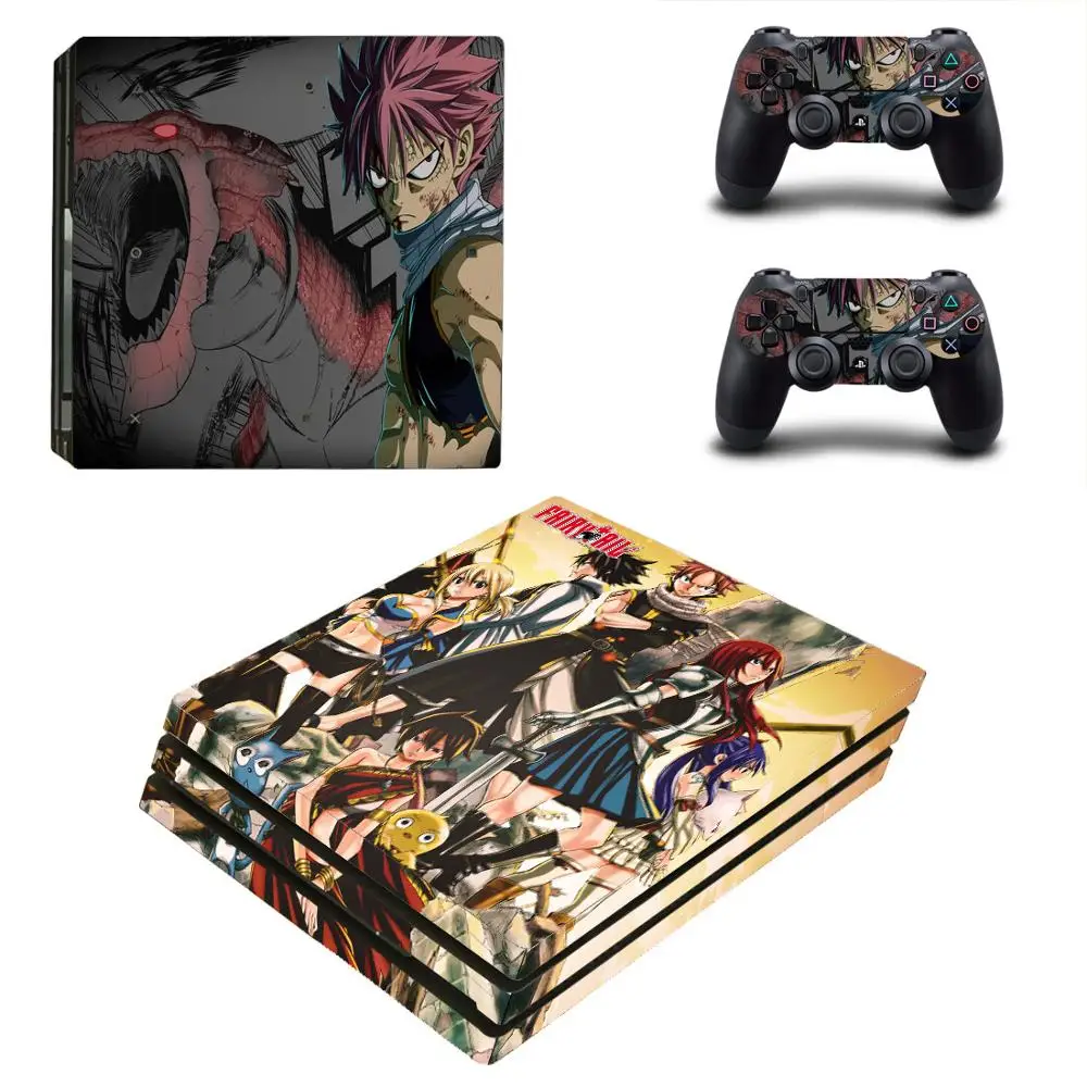 FAIRY TAIL PS4 Pro sticker s PS 4 Play station 4 Pro виниловые наклейки для playstation 4 Pro консоли и контроллера - Цвет: YSP4P-3832