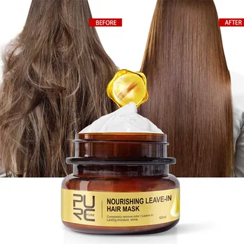 

60ml Lock Water Keratin Hair Mask Care Smooth 5 Seconds Repairs Soft Magical Treatment Tonic Scalp Nourishing Restore