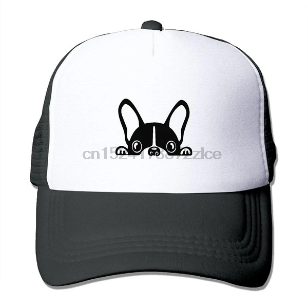 Мужская и женская Регулируемая французская бульдог Дальнобойщик Кепка Молодежная сетчатая шляпа