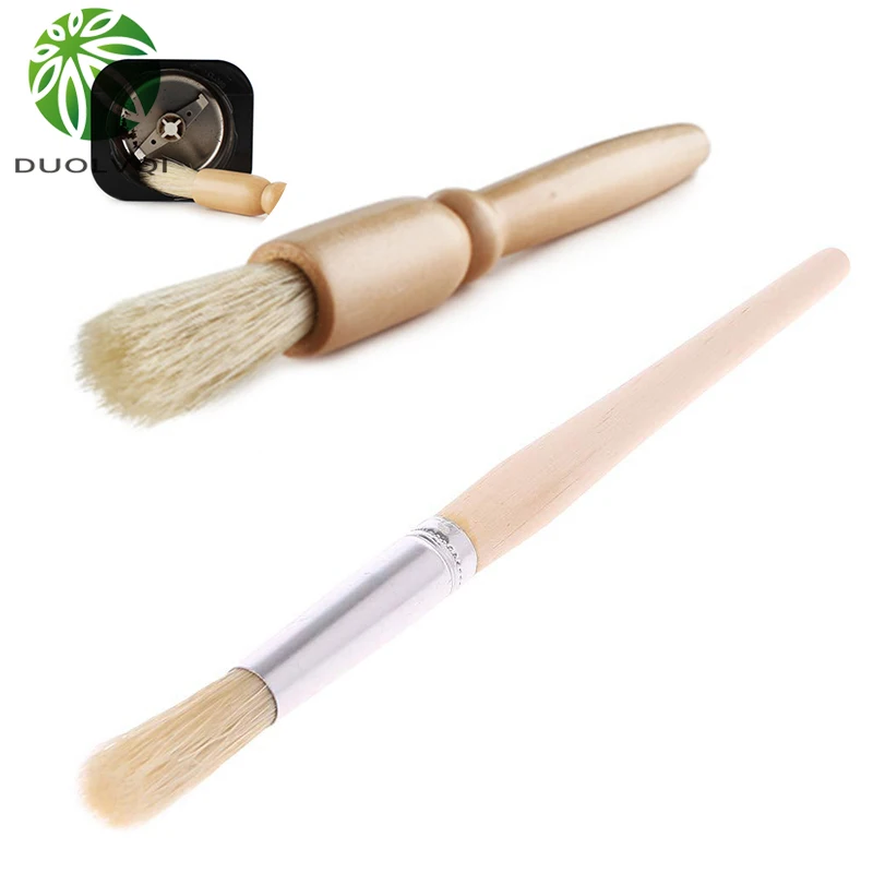 Coffee Grinder Special Cleaning Brush Matcha Tea Powder Tools For Wooden Handle Bristle | Дом и сад