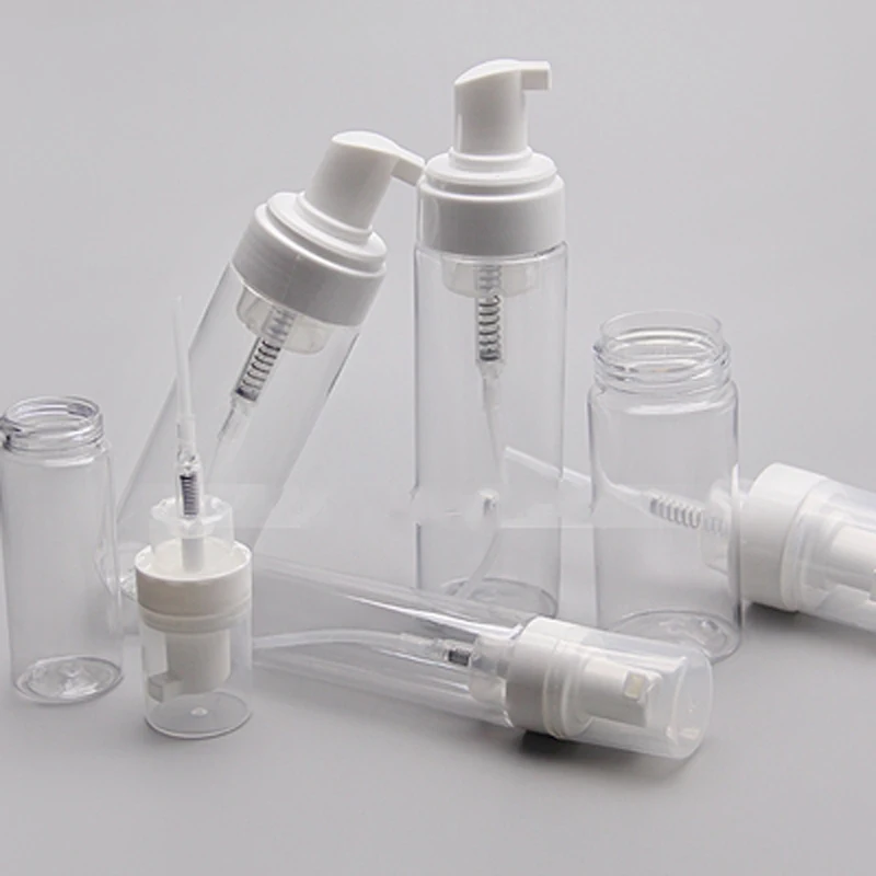 Многоразовый прозрачный пластиковый дозатор для пены 50/80/100/150/200 мл|Многоразовые