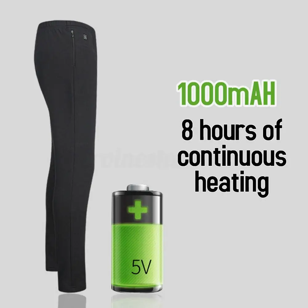 USB умные лыжные штаны для мужчин, постоянная температура, теплые зимние штаны для тела, бархатные утепленные штаны с подогревом, зимние спортивные штаны с зарядкой