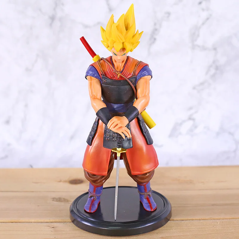 Dragon Ball Z Супер Saiyan воин Сон Гоку ПВХ фигурка Коллекционная модель игрушки