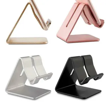 

Aluminum Alloy Phone Desk Stand Desktop Holder Tablet Practical Mounts Bracket Mobile Phone Tablet Holder