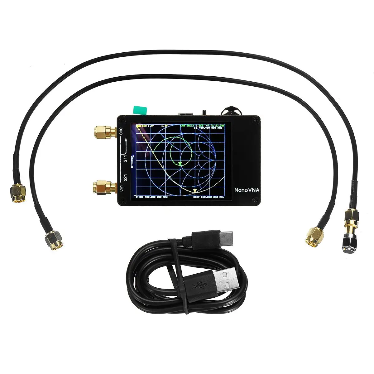 Becornce Профессиональный портативный цифровой ручной коротковолновый MF HF VHF UHF антенный анализатор 50 кГц-900 МГц векторный сетевой анализатор