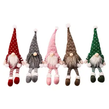 

Christmas Doll Pendent Gnomes Tomte Knitted Window Decoration