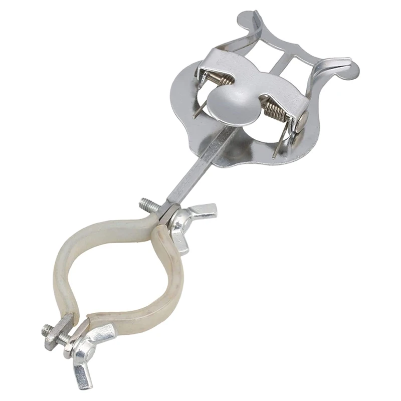 Metal Plating Marching Music Lyre Clip Silver Clamp